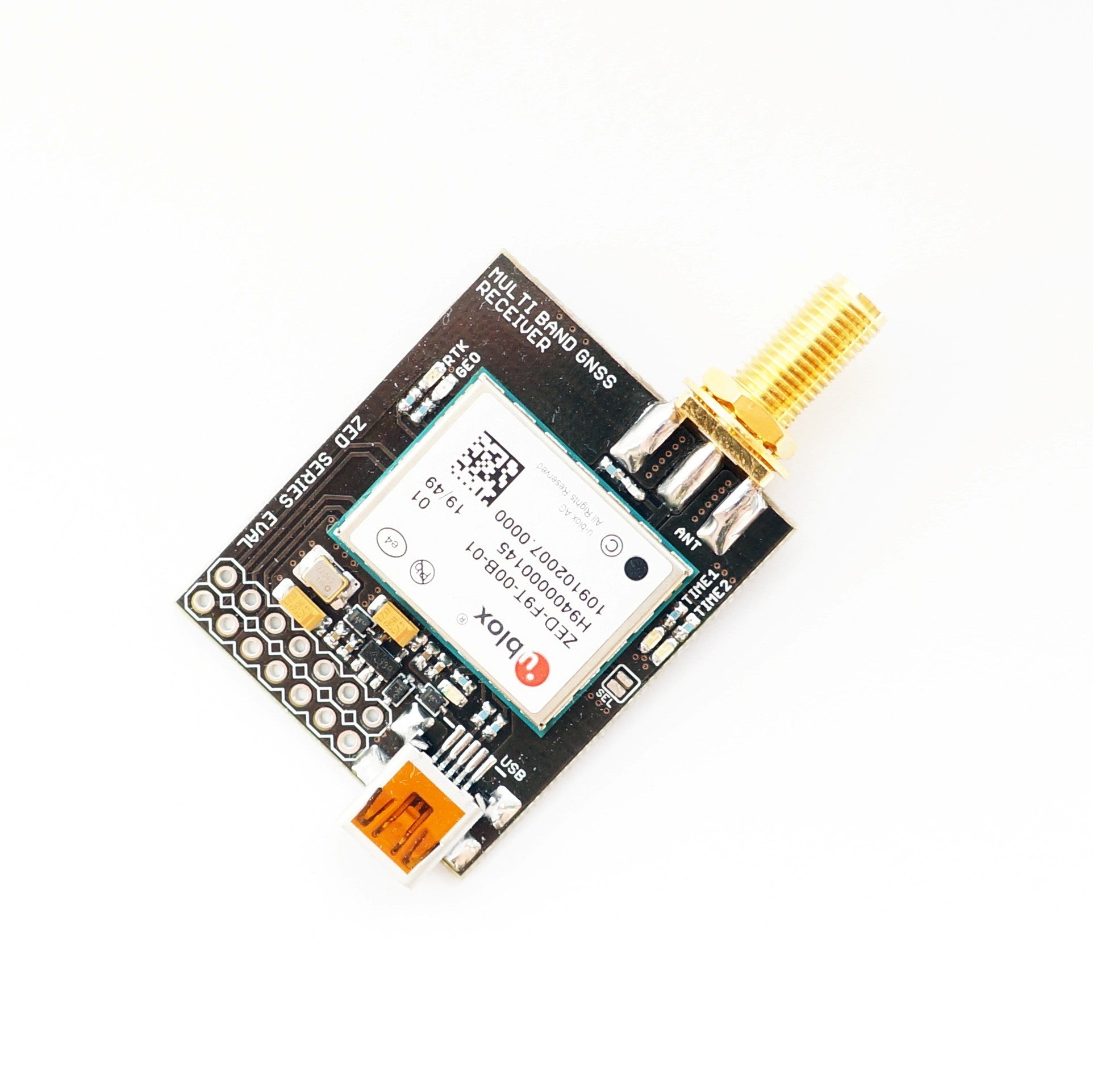 ZED-F9T 5G Network Synchronization InCase PIN timing module SMA