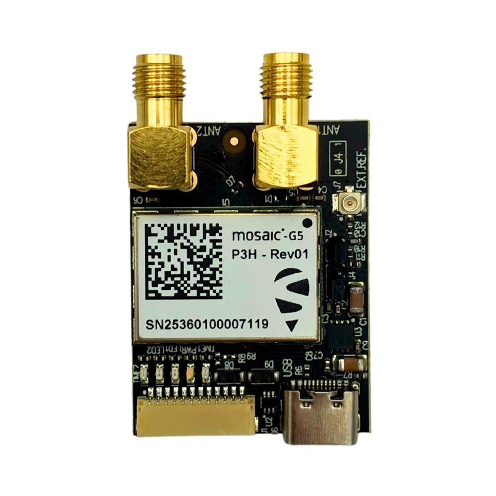 Septentrio mosaic-G5 Dual Channel RTK Board | USB-C & JST | GNSS Store