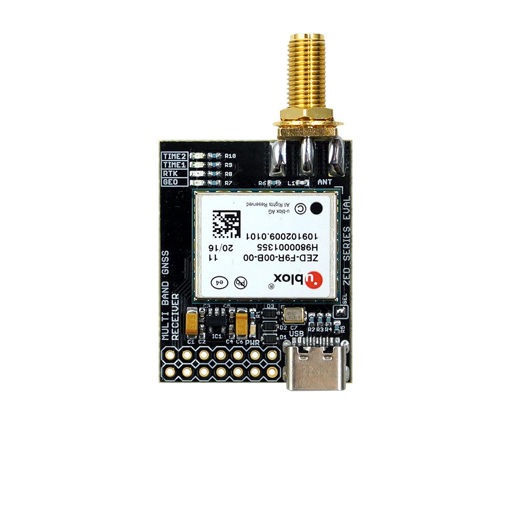 ZED-F9R RTK InCase PIN Dead Reckoning Breakout GNSS receiver board