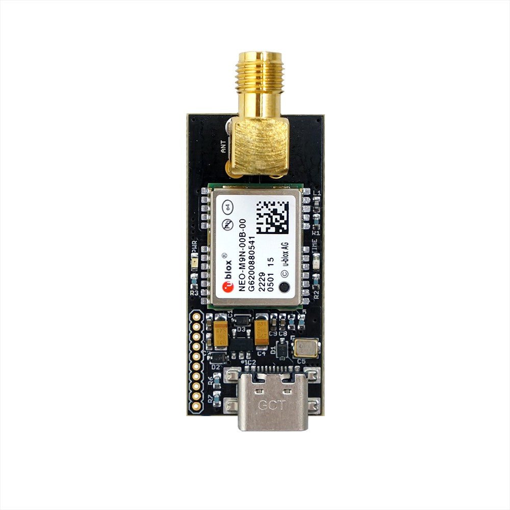 ナオくん ② NEO-M9N four GNSS receiver board with SMA and mini USB type C for