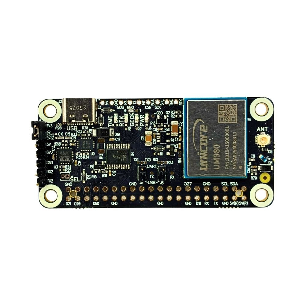 UM980 RTK GNSS Raspberry Pi HAT | Multi-Band High Precision