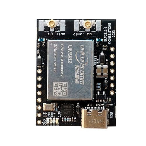 UM982 Dual Channel RTK InCase PIN GNSS receiver board with USB C - ELT0211-I - 1