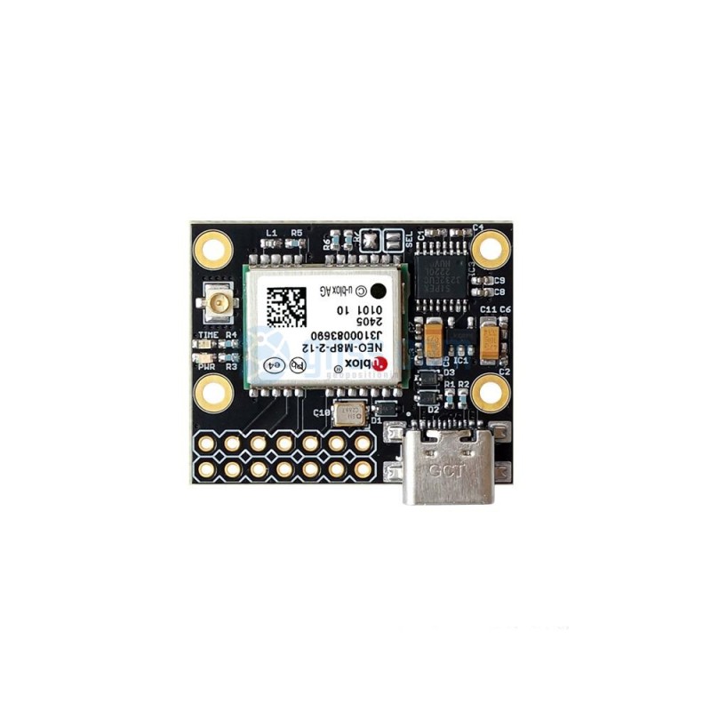 NEO-M8P RTK USB C GNSS receiver with RS232 Base or Rover