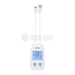 Dual channel USB power meter, tester