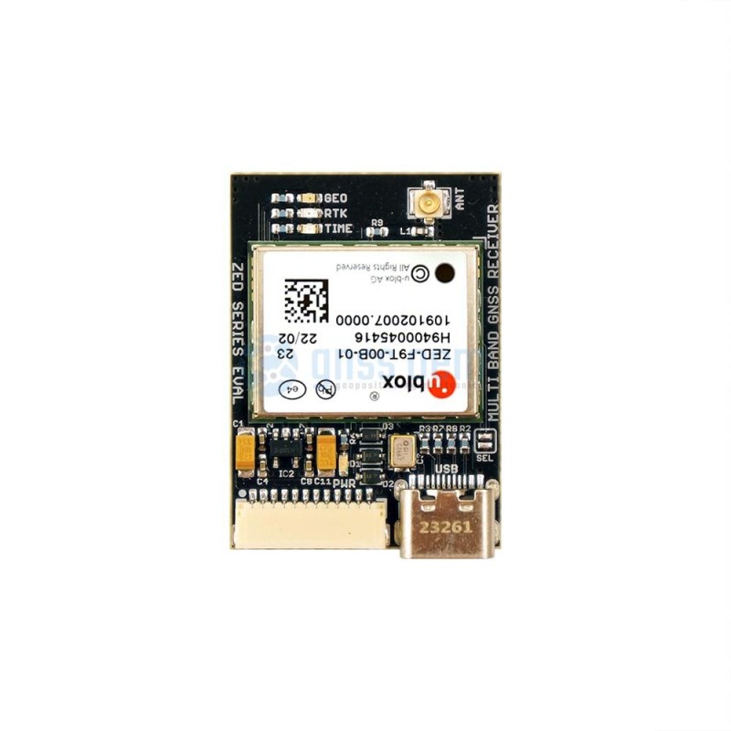 ZED-F9T-00B high accuracy USB C timing module with UF.L