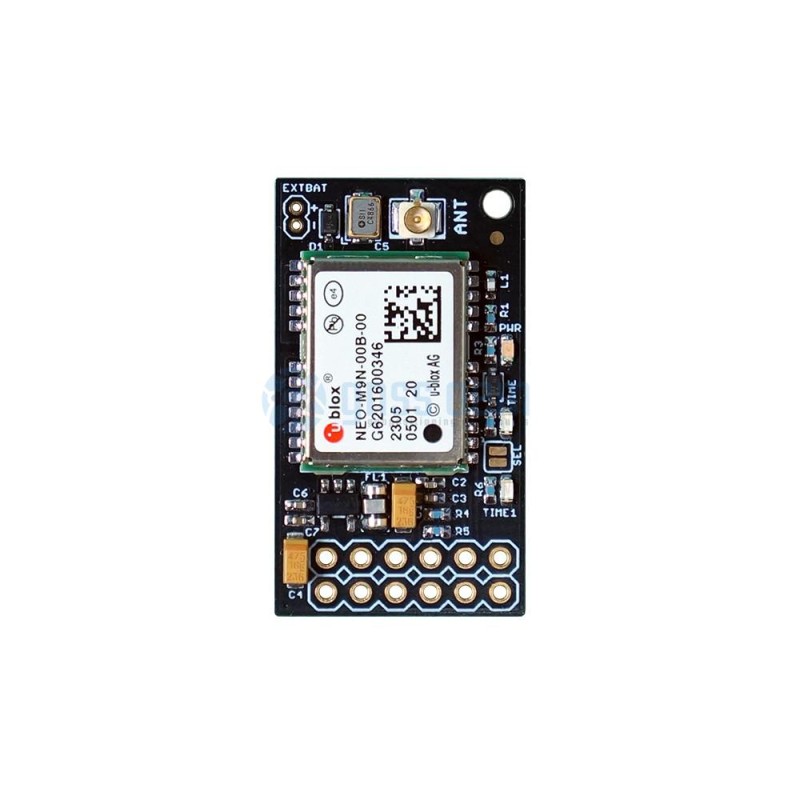 NEO-M9N InCase PIN series four GNSS receiver board with UF.L