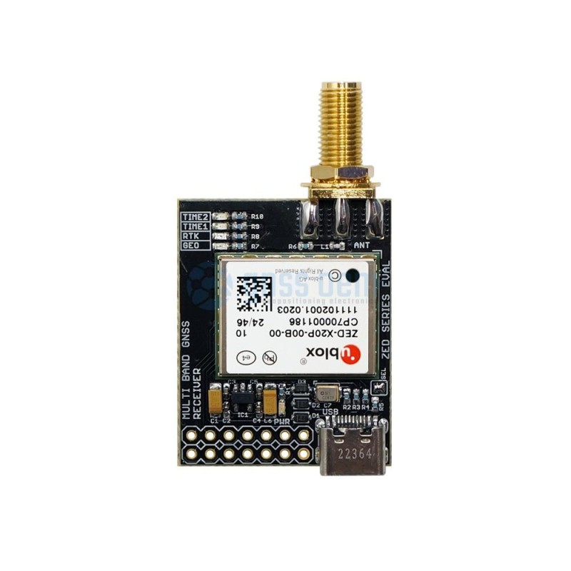 ZED-X20P all-band high precision GNSS module with SMA and USB C