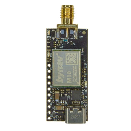 Budget M10 RTK InCase PIN GNSS receiver board with USB C and SMA