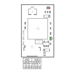 MAX-M10S GPS GLONASS BeiDou 18Hz receiver with UF.L connector