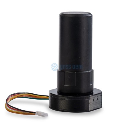 NEO-M9N GNSS Smart Antenna module. UART/SPI and SMA Helix antenna. Black