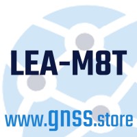 LEA-M8T GNSS timing and RAW data module and breakout boards