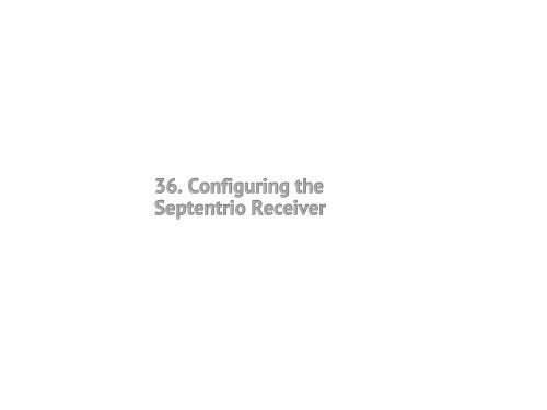 36. Configuring the Septentrio Receiver - GNSS Store