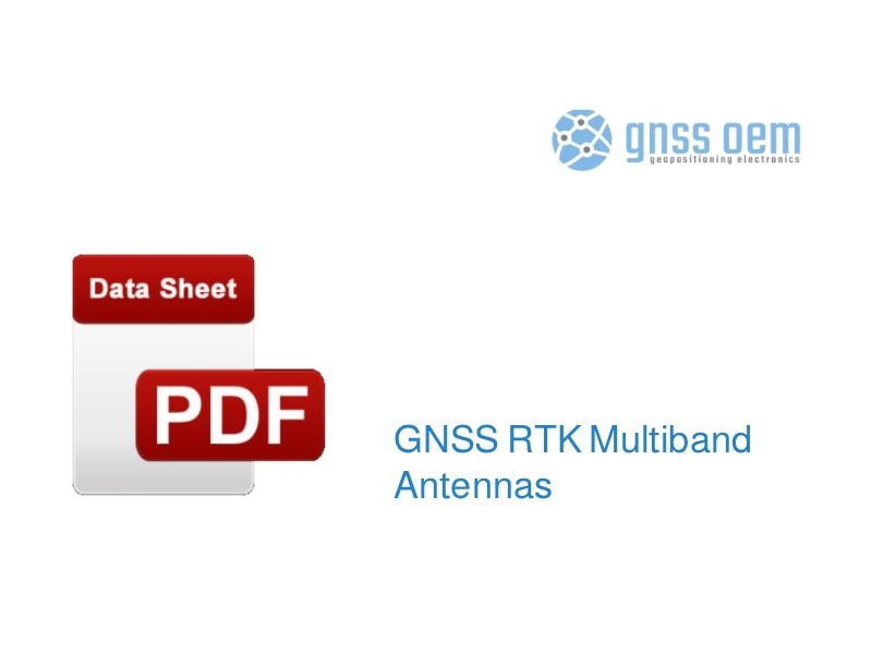 GNSS RTK Multiband Antennas datasheet - GNSS Store