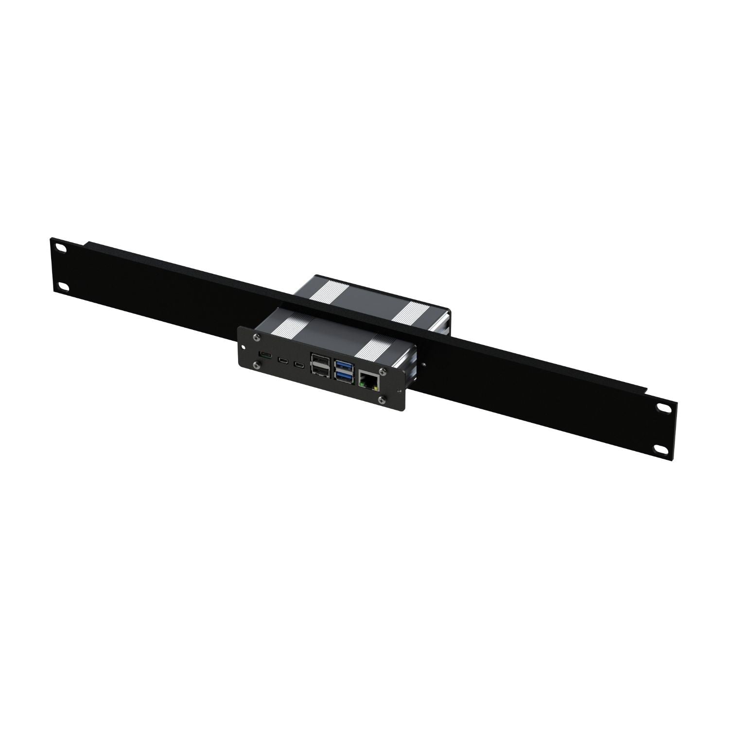 1U 19" Extruded Aluminum Rack Panel - ELT0645-1