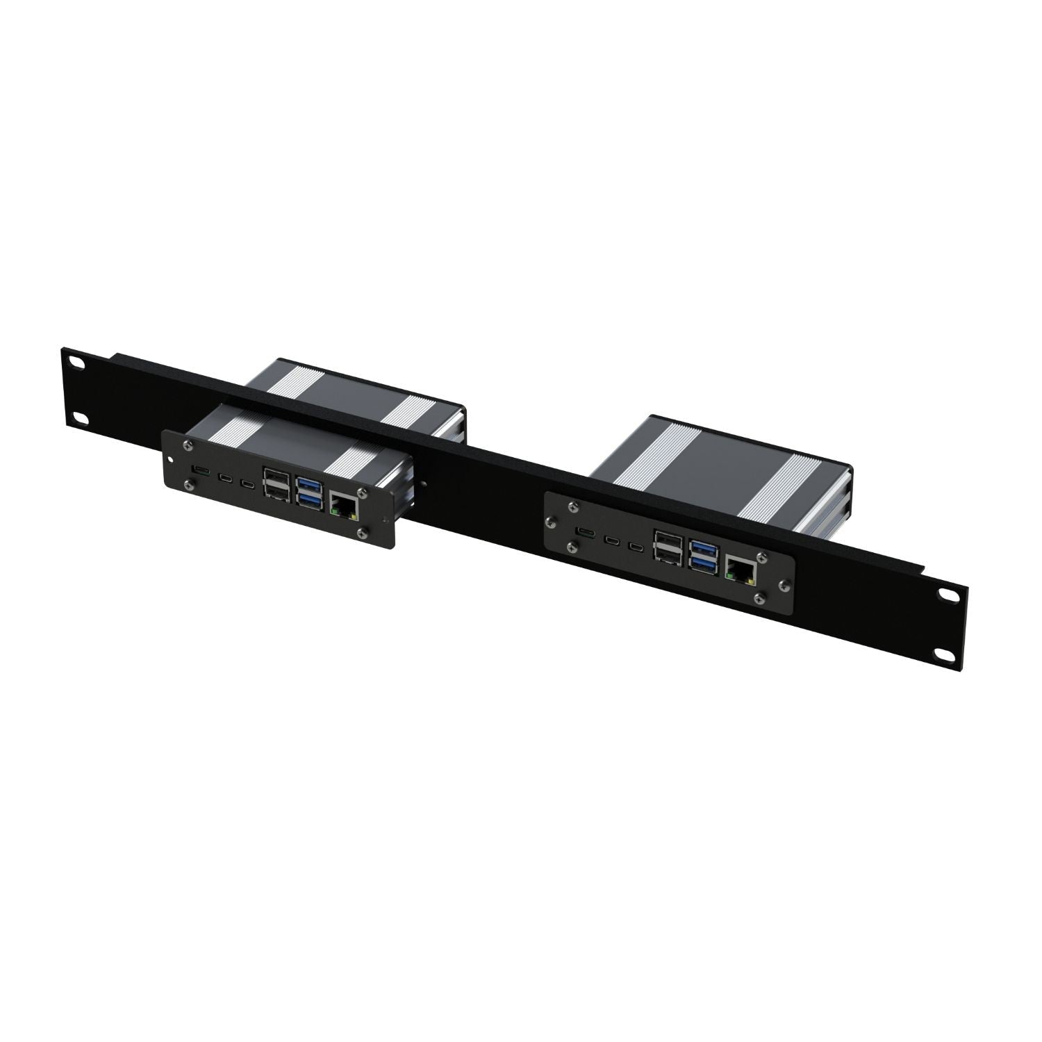 1U 19" Extruded Aluminum Rack Panel - ELT0645-2