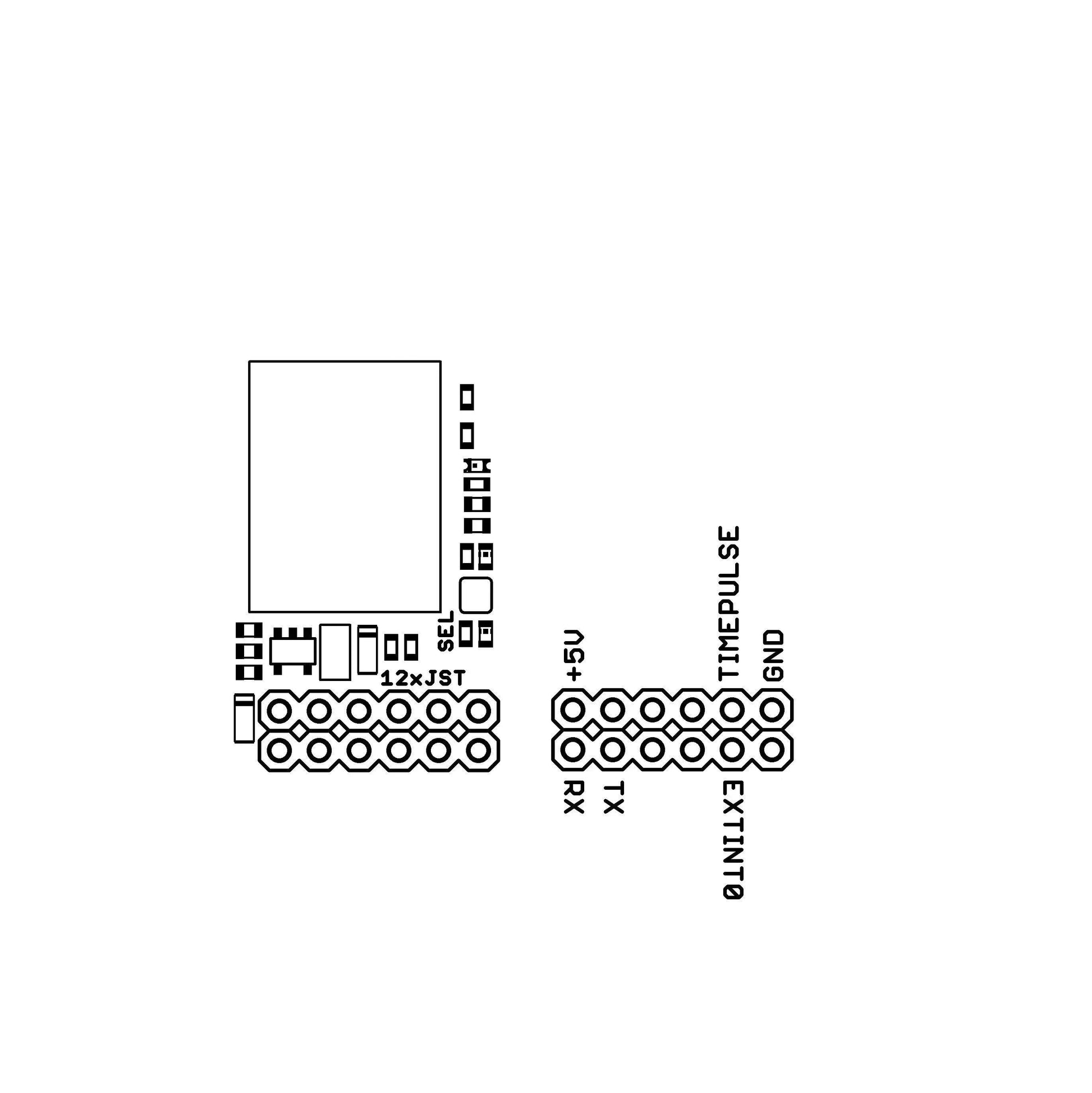 NEO-F10T InCase PIN series L1/L5/E5a TIME & RAW receiver board UF.L antenna connector – Eltehs GNSS Store (elt0399)