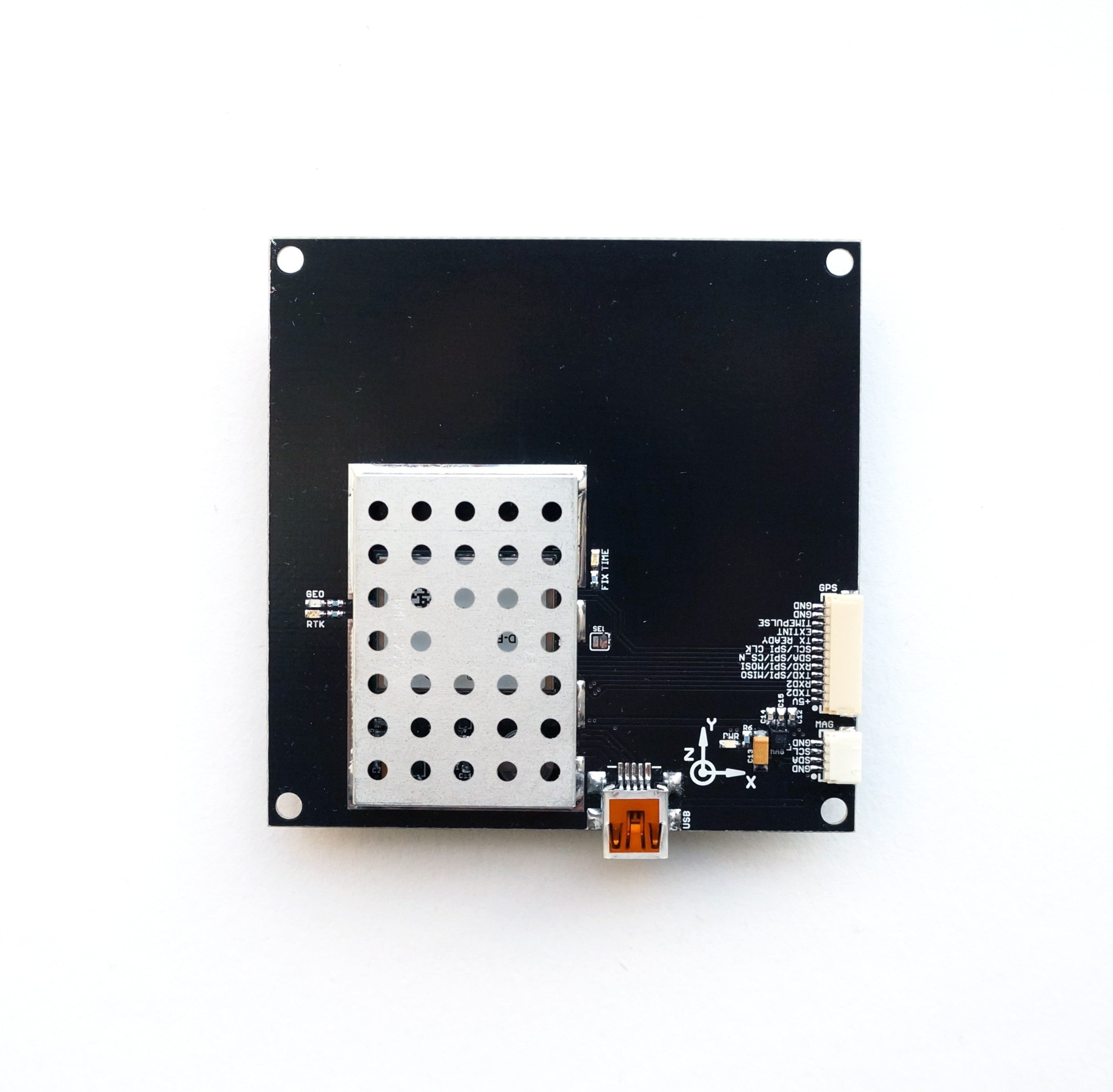 ZED-F9T high accuracy timing board with MultiBand antenna L1 L2 and EMI protection + LIS3MDL – Eltehs GNSS Store (elt0090)