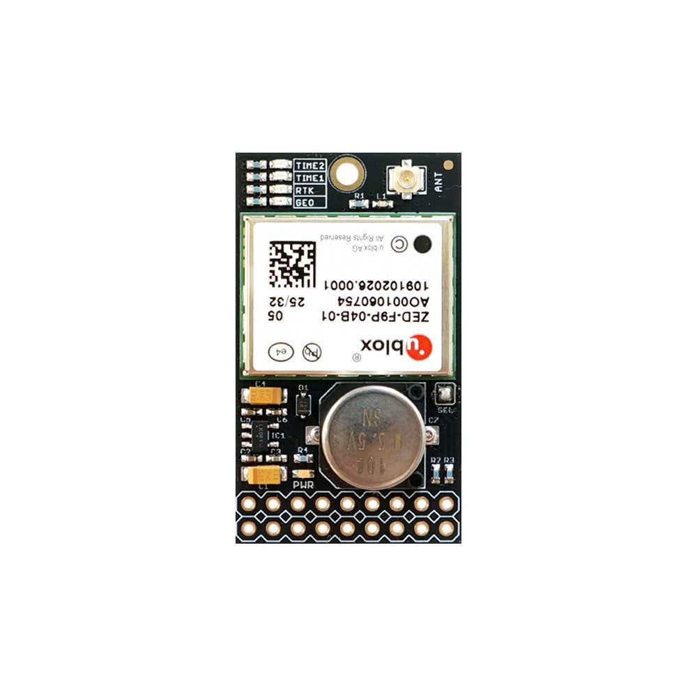 ZED-F9P RTK InCase PIN GNSS receiver board with SMA Base or Rover