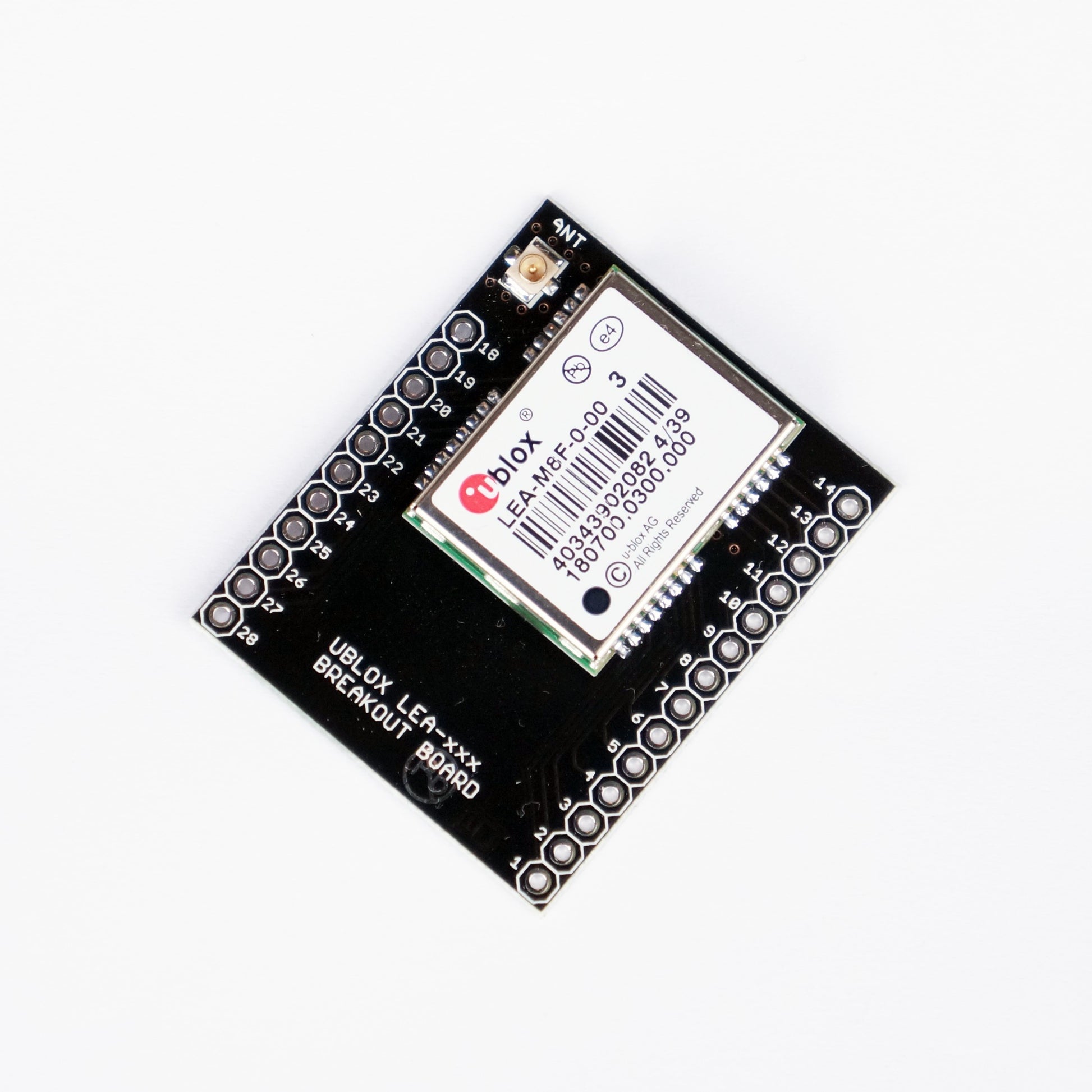 LEA-M8F time & frequency reference breakout board – Eltehs GNSS Store (elt0019)