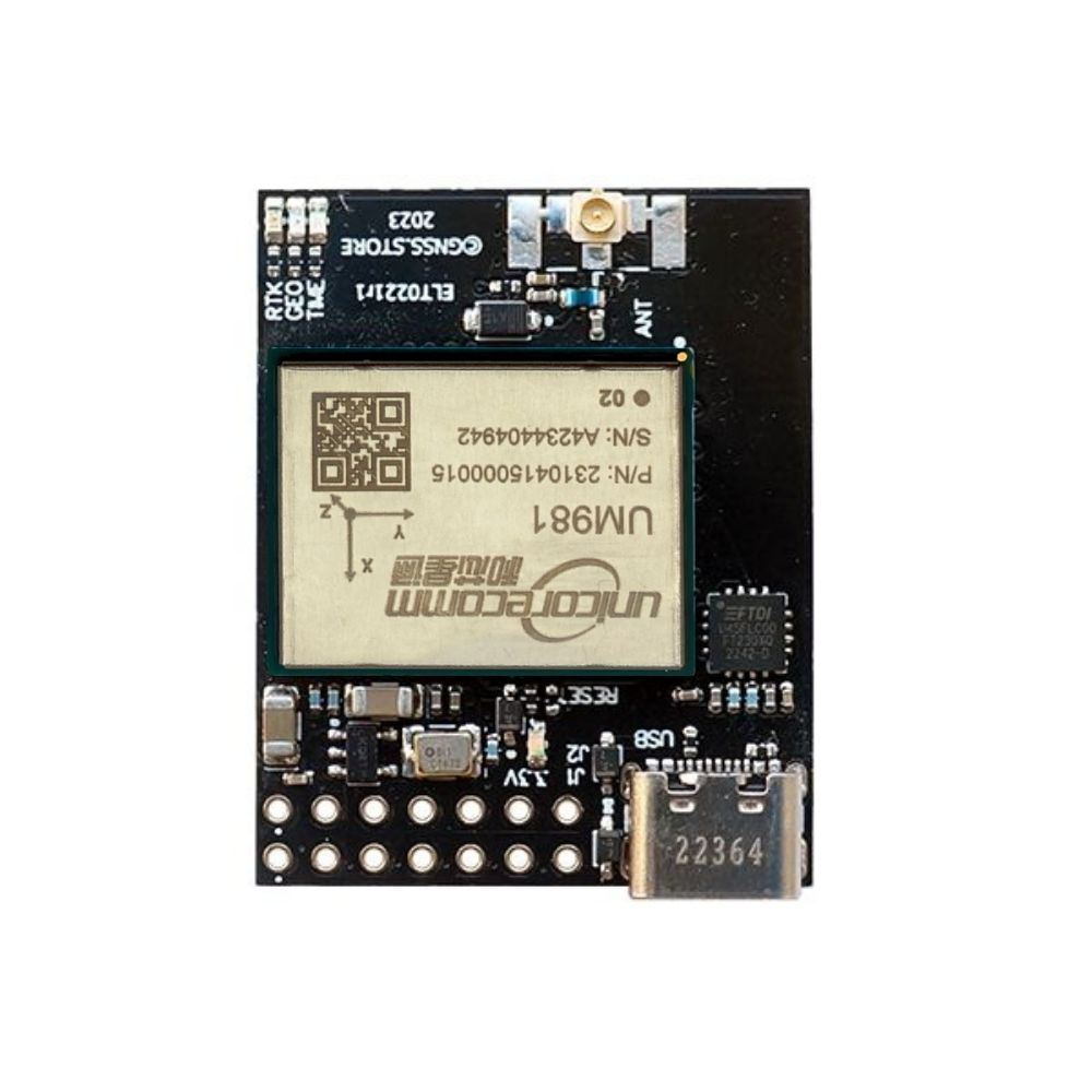 UM980 RTK InCase PIN GNSS-Empfängerplatine mit USB-C