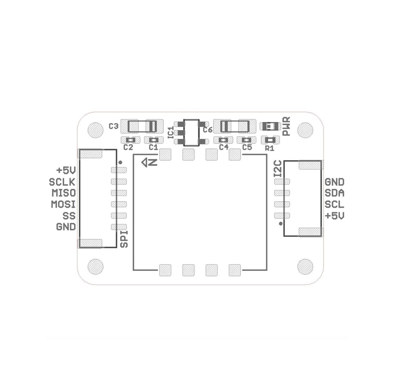 RM3100 Professionelles Magnetometer mit SPI und I2C für Drohnen