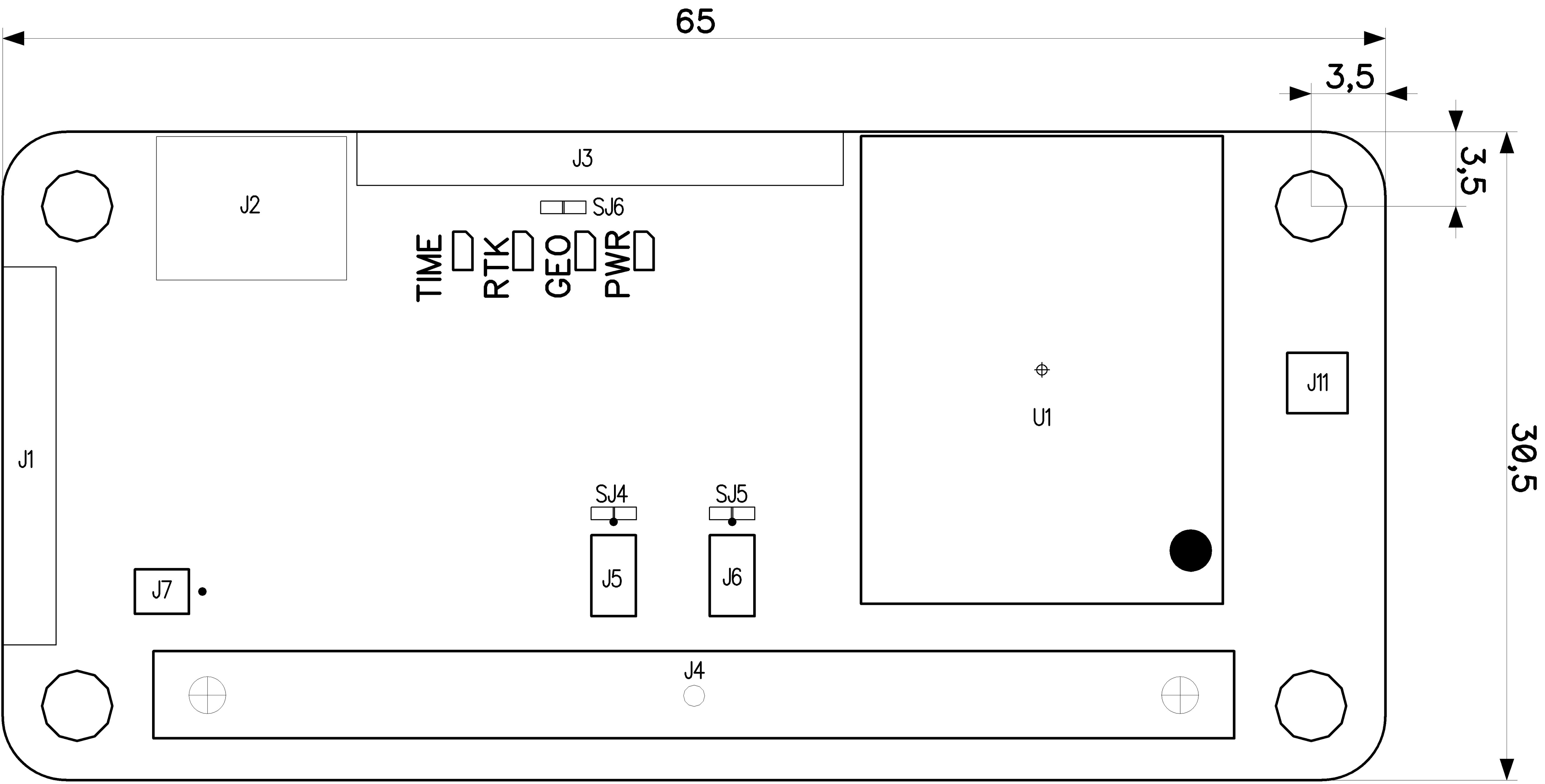 ZED-X20P RTK GNSS Raspberry PI HAT