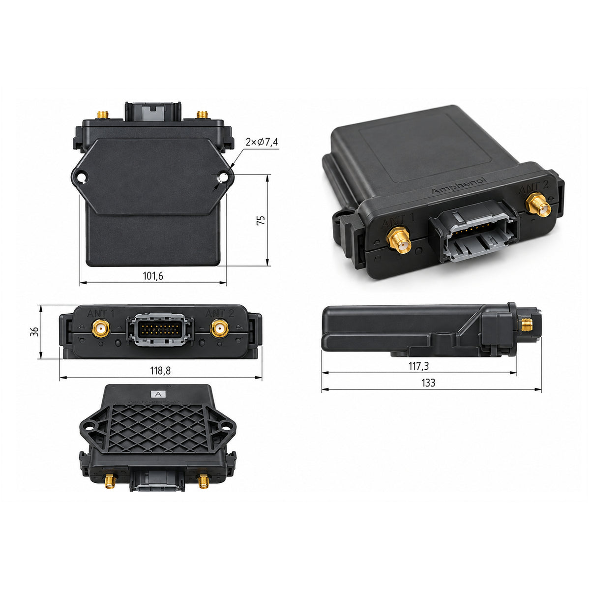 mosaic-H INDUSTRIAL Dual Channel receiver with Ethernet and PoE