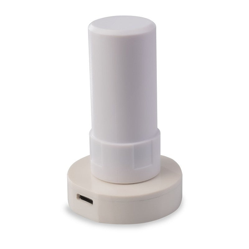 UM980 RTK GNSS Smart Antennenmodul mit USB-C, RFI-Schutz und SMA Helix-Antenne im Metallgehäuse.