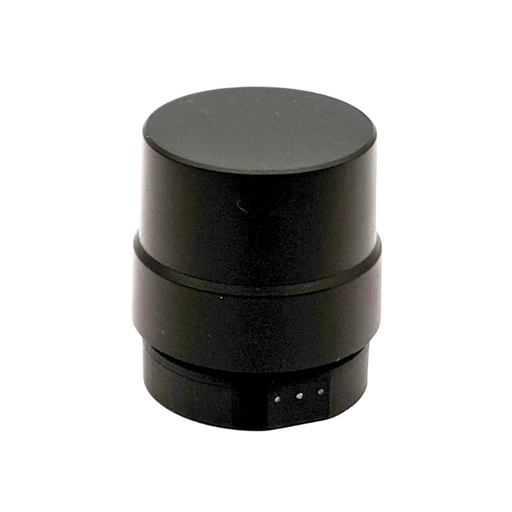 ZED-F9P RTK GNSS Smart Antenna module with USB-C, RFI protection and SMA Helix antenna. Black plastic case.