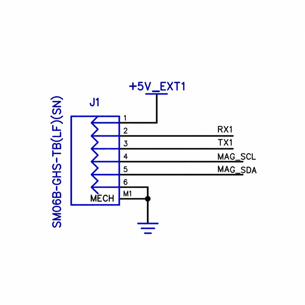 Dual antenna RTK GNSS receiver with 70mm all band Antenna and RM3100 - ELT0844-A - 5