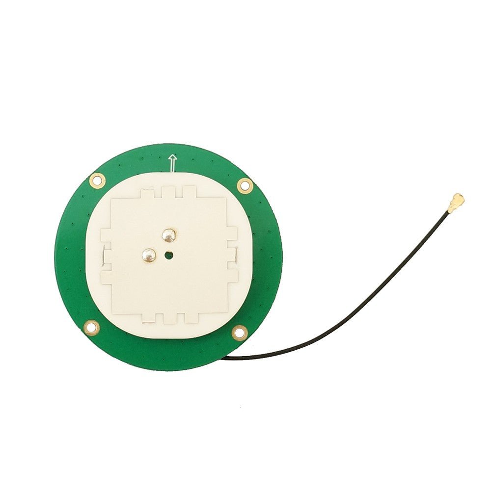 L1 IPEX (U.FL) 45mm Two Stage 28dB Multi GNSS Band dual pin Active Patch Antenna Module - ELT0182
