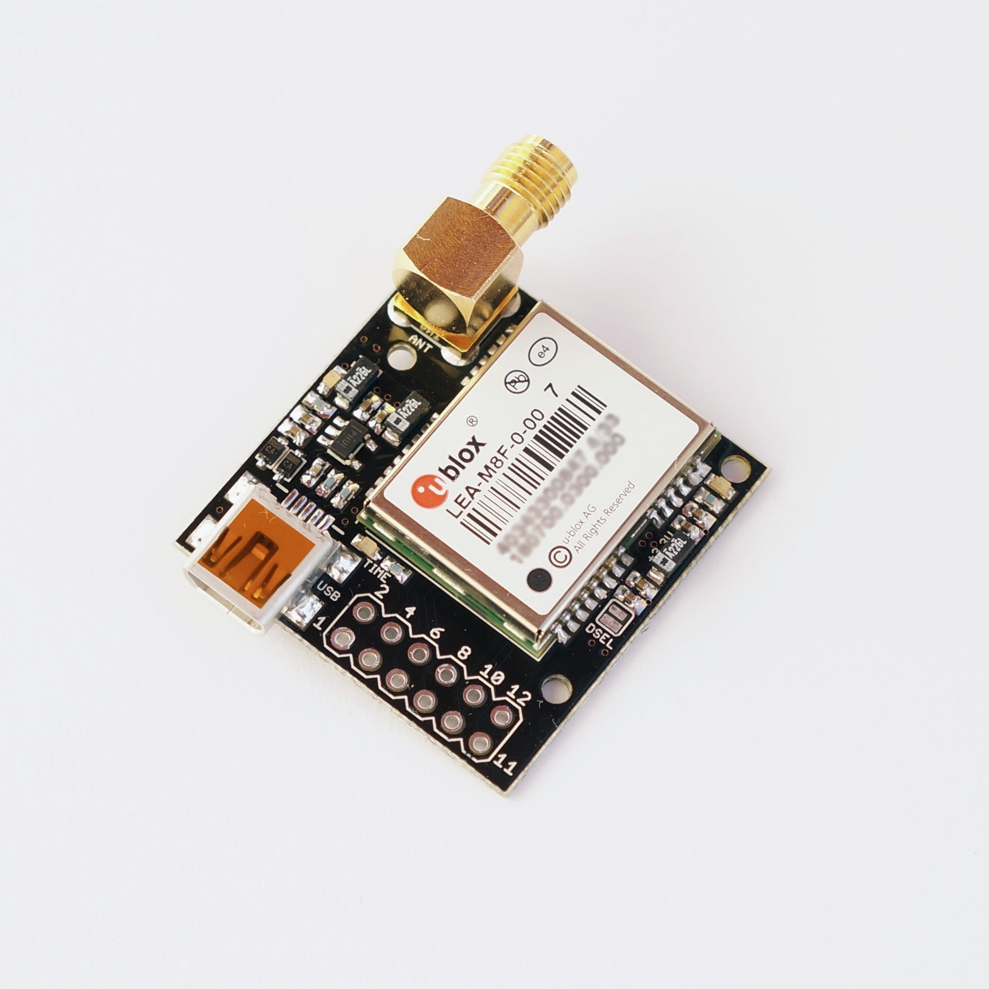 LEA-M8F time & frequency reference GNSS EVAL module - ELT0030