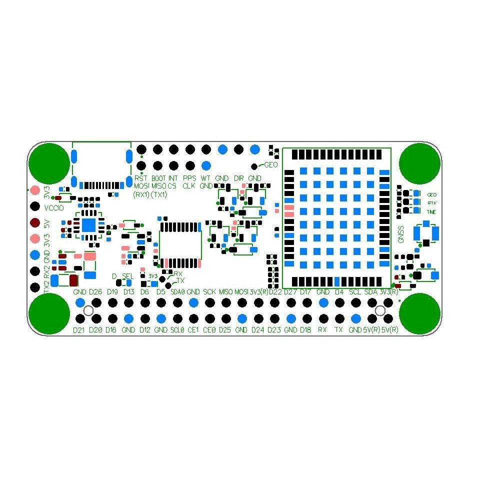 M21 RTK with IMU GNSS Raspberry PI HAT - ELT0659 - 3