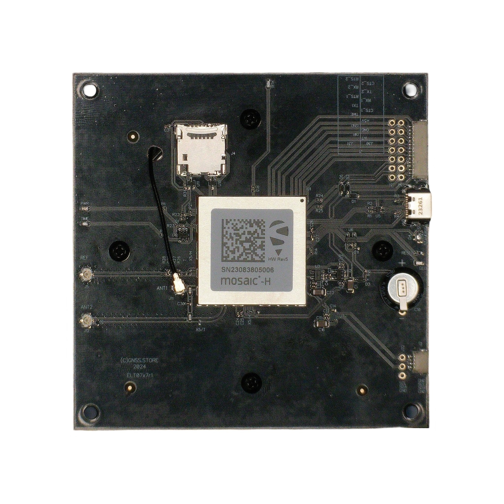 mosaic-H Dual Channel receiver board with Multiband antenna, SD card and LIS3MDL - ELT0717 - 2
