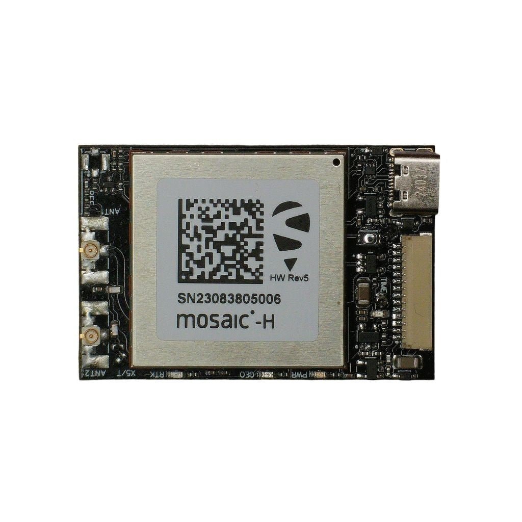 mosaic-H Dual Channel RTK InCase PIN GNSS receiver board with JST and USB C - ELT0713-I-3.3 - 2