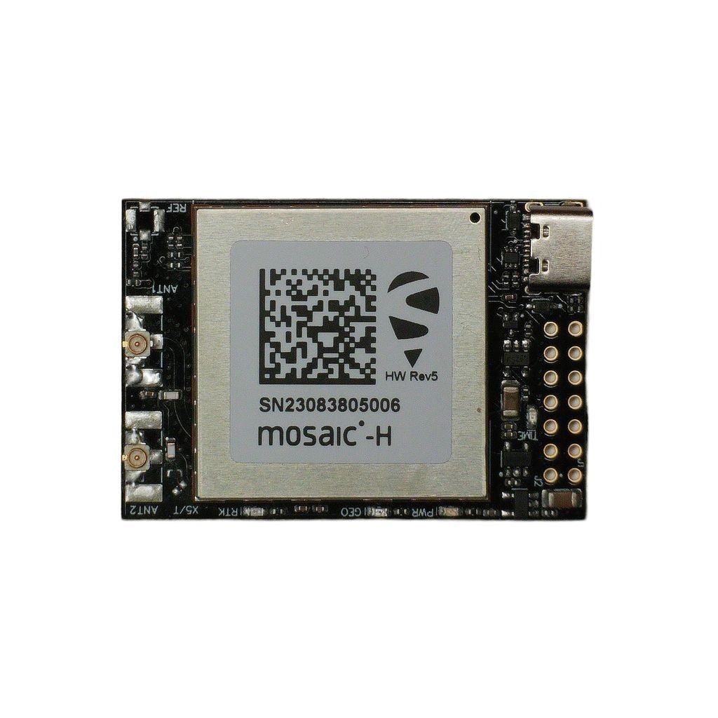 mosaic-H Dual Channel RTK InCase PIN GNSS receiver board with USB C - ELT0711-I - 2