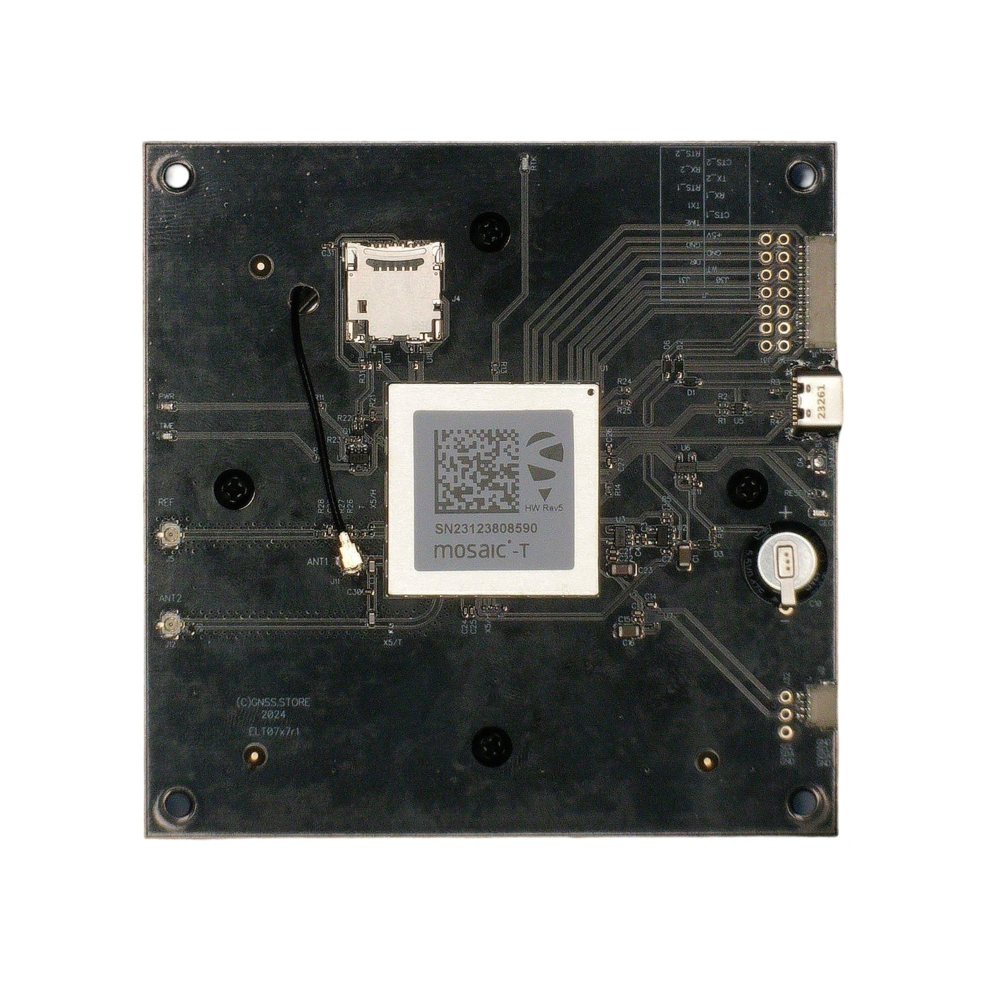 mosaic-T timing receiver board with Multiband antenna, SD card and LIS3MDL - ELT0747 - 2