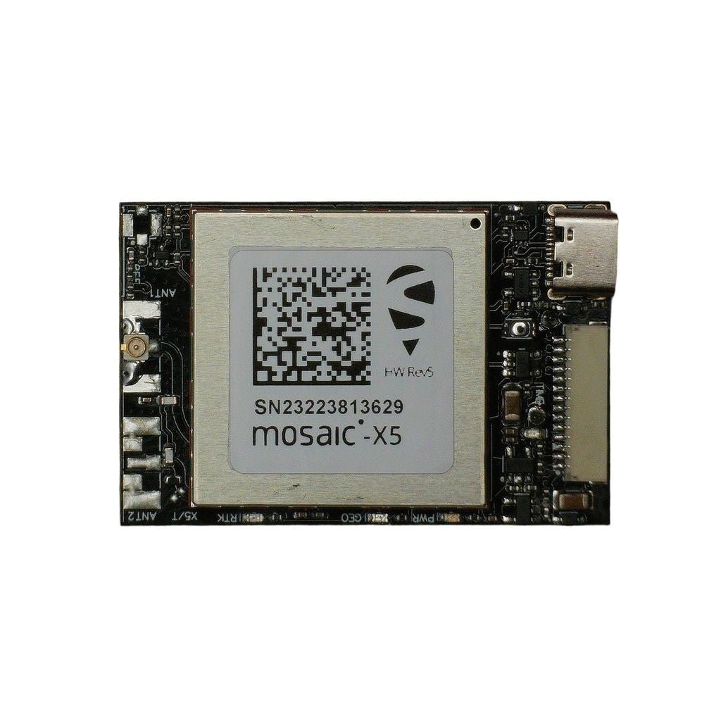 mosaic-X5 RTK InCase PIN GNSS receiver board with JST and USB C - ELT0723-I-3.3 - 2
