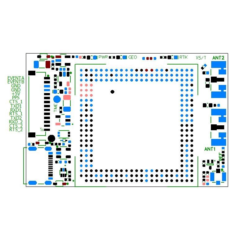 mosaic-X5 RTK InCase PIN GNSS receiver board with JST and USB C - ELT0723-I-3.3 - 5