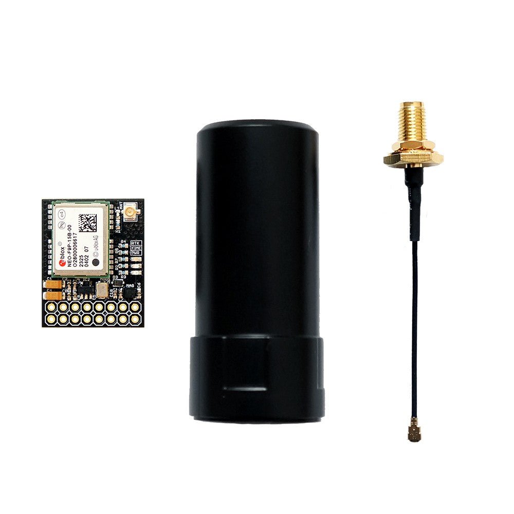 NEO-F9P-15B L1,L5 RTK GNSS with LIS3MDL and Helix antenna - ELT0195-50 - 1
