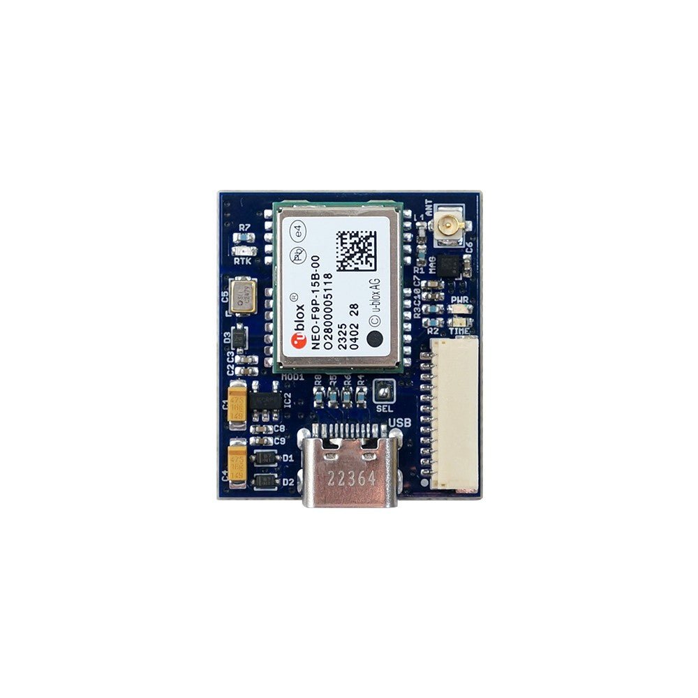 NEO-F9P-15B USB C Multi-band L1,L5 RTK GNSS U.FL antenna LIS3MDL - ELT0198 - 2