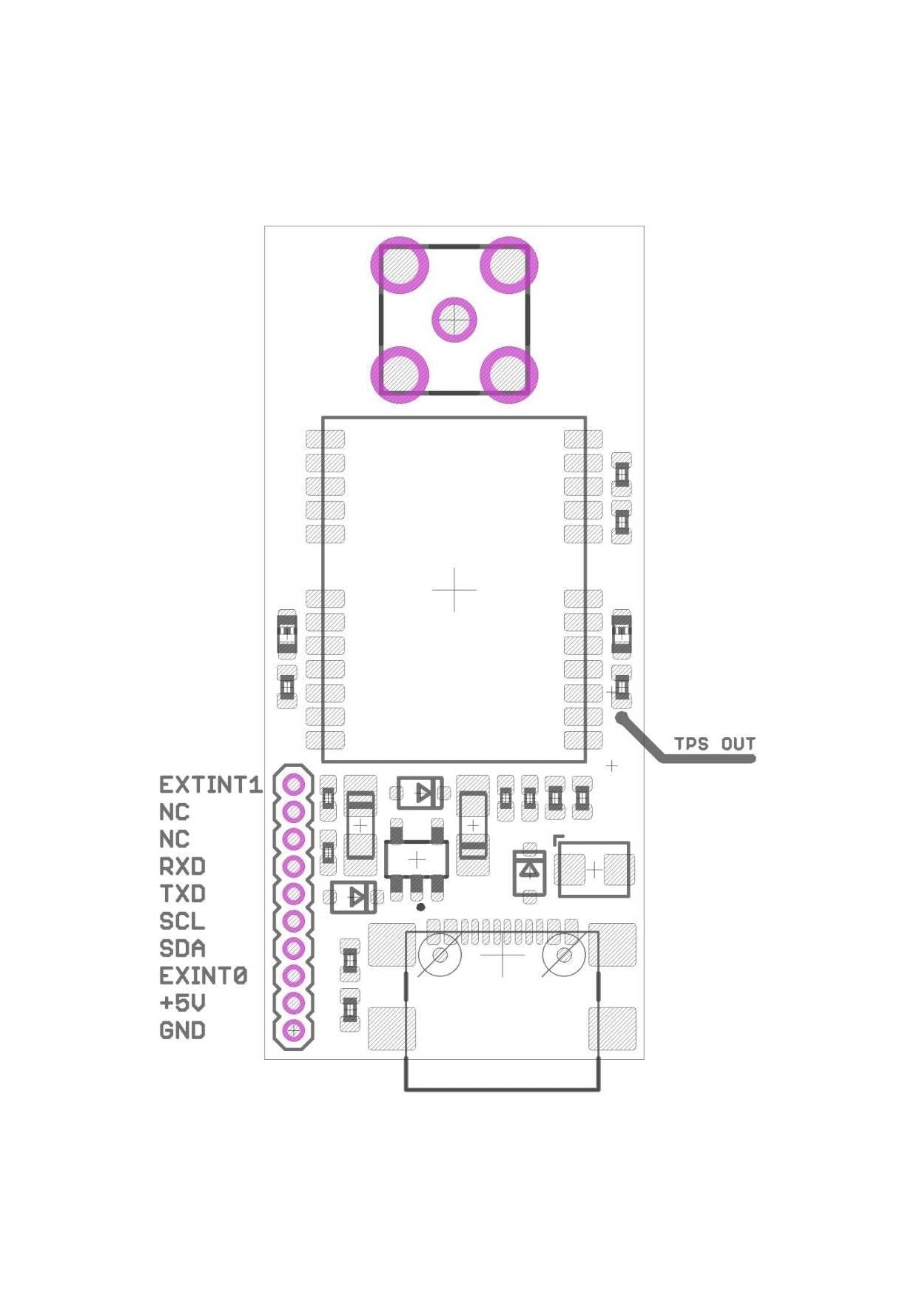 NEO-M9N four GNSS receiver board with SMA and mini USB type C for