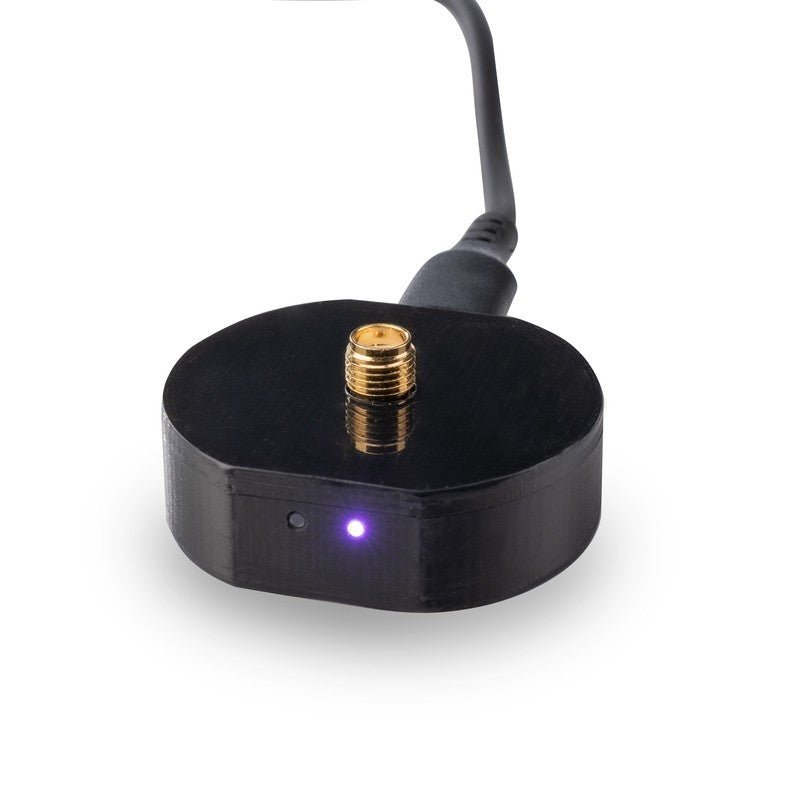 NEO-M9N GNSS Smart Antenna module with RFI protection. USB C and SMA Helix antenna. Black. - ELT0155 - 3