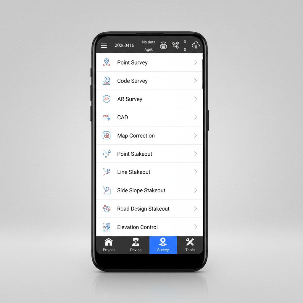 SurPad 4.2 - Android App for Surveying, Mapping & Road Design - ELT0499 - 6