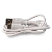 USB Type-C to USB A liquid silicone cable 1 m (white) - ELT0162W - 1