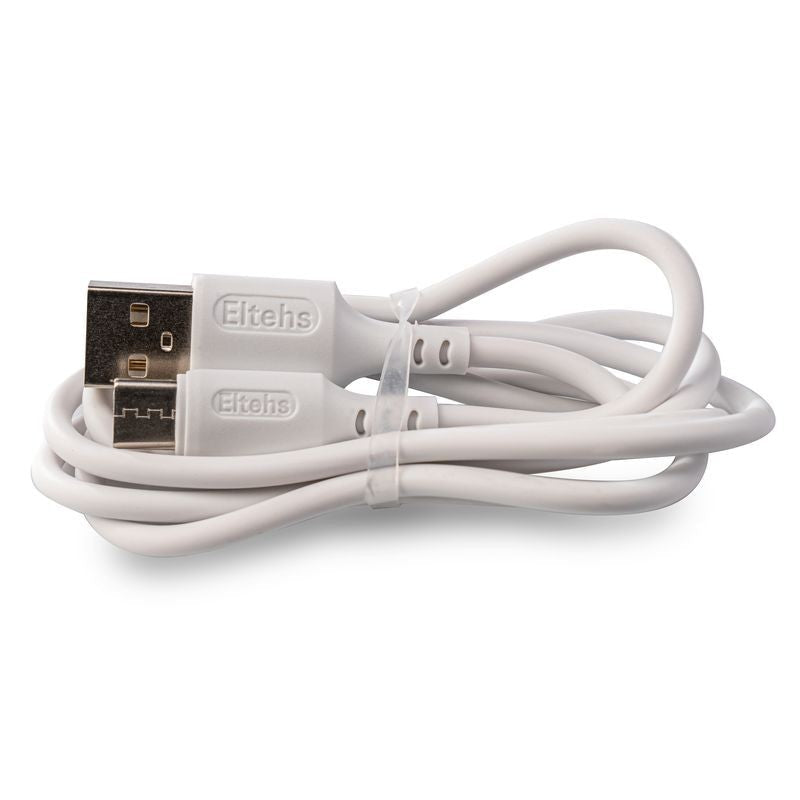 USB Type-C to USB A liquid silicone cable 1 m (white) - ELT0162W - 1