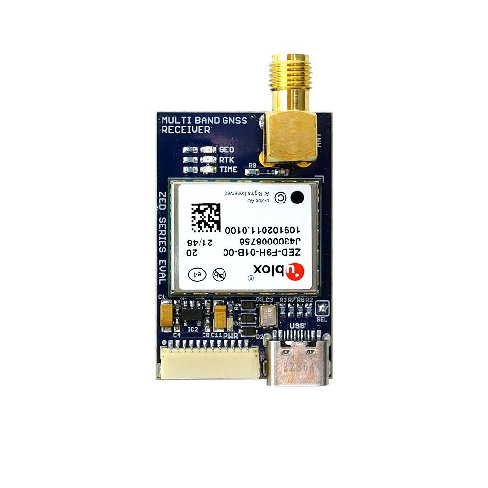 ZED-F9H high precision GNSS USB C module for heading applications with SMA - ELT0398 - 2