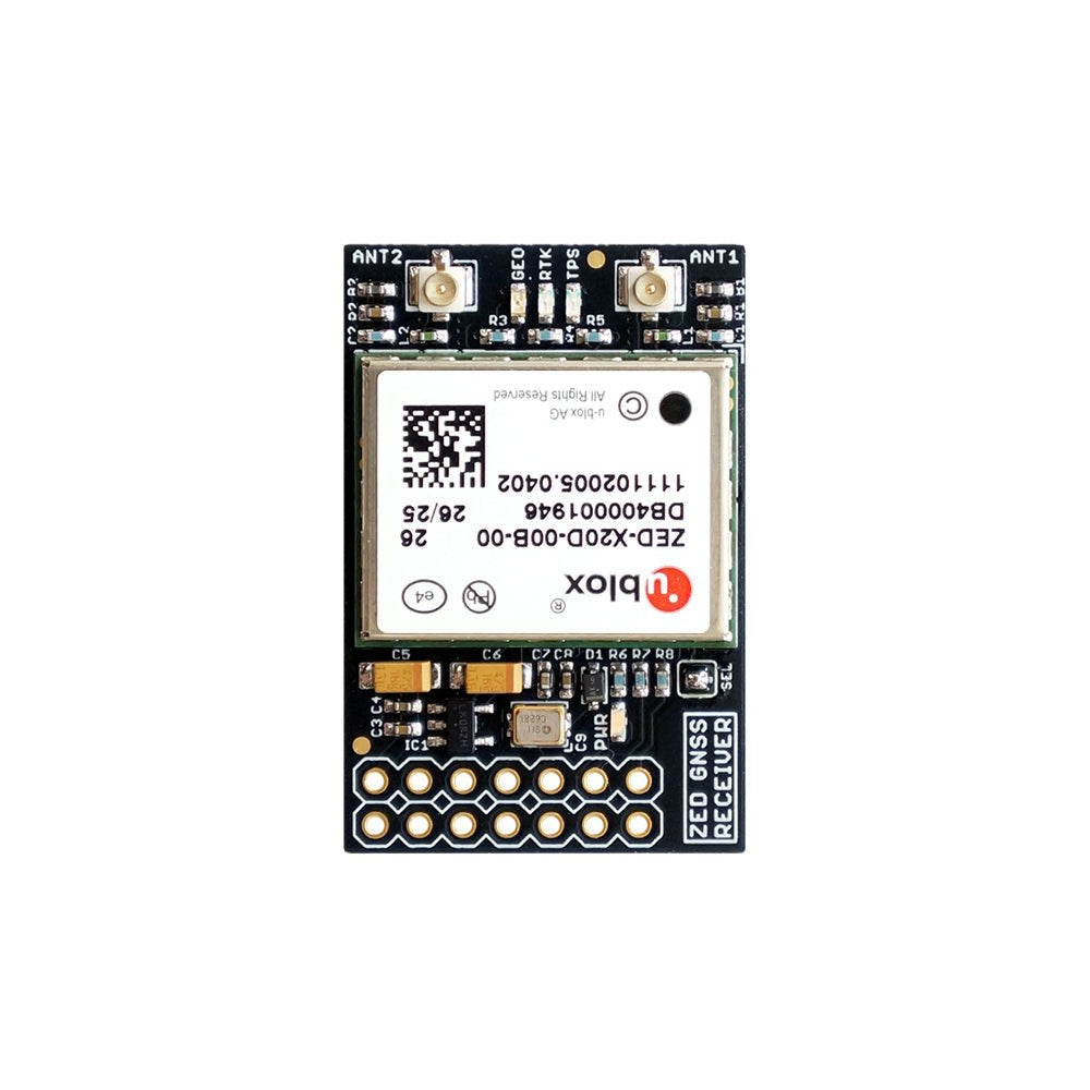 ZED-X20D all-band high precision GNSS module InCase PIN GNSS receiver board with IPEX (U.FL) - ELT0436 - 1