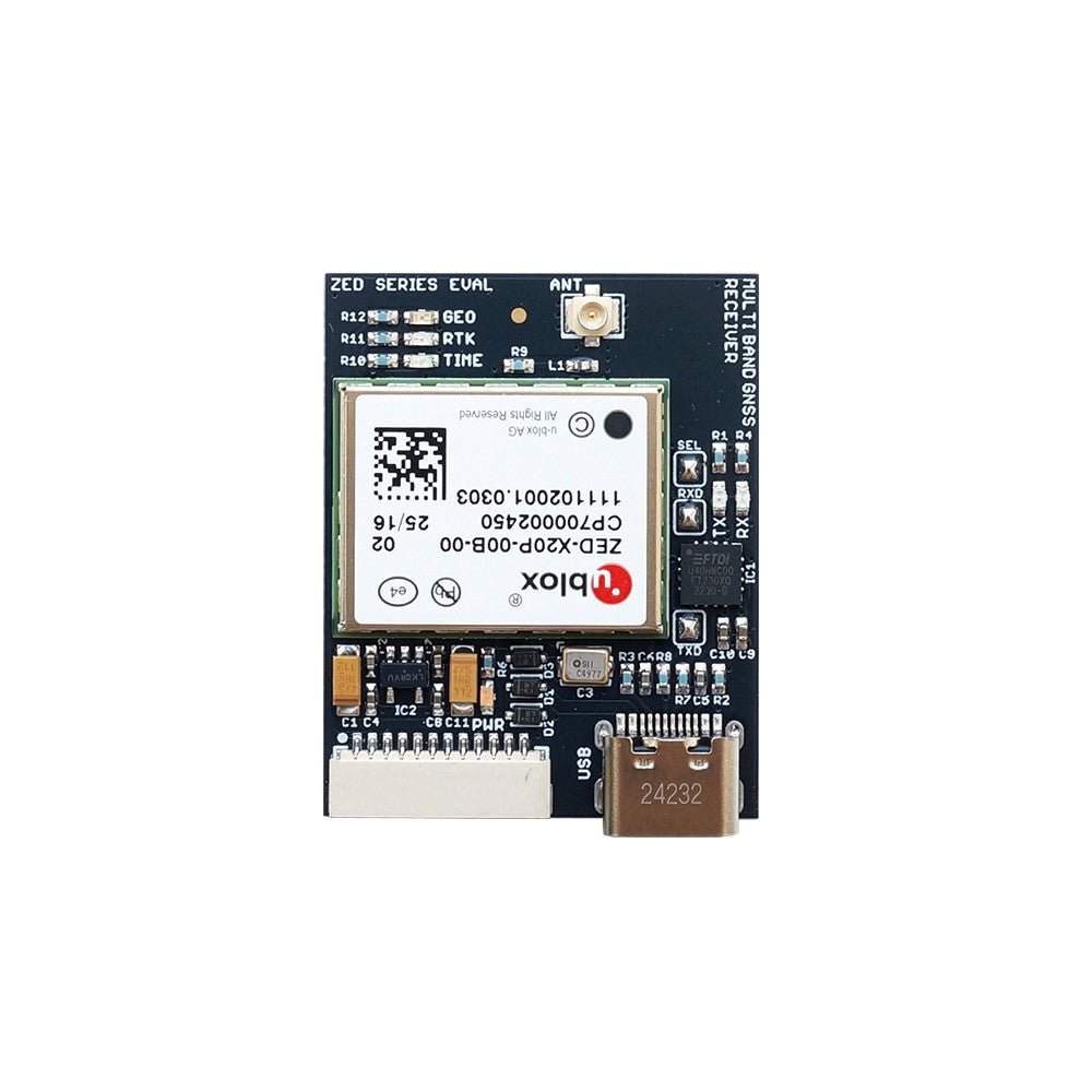 ZED-X20P all-band high precision GNSS module with UF.L and USB C - ELT0419