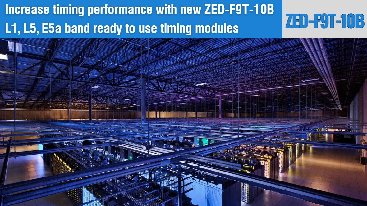 ZED-F9T-10B precision timiing module